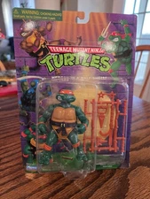 TMNT 1998 Teenage Mutant Ninja Turtles Michaelangelo MOC Vintage Sealed