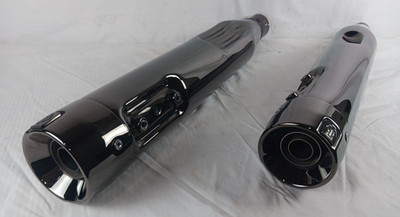 HARLEY 23 TOURING CVO M8 SCORCH/CHRM SLIP ON EXHAUSTS 64901339 64901340