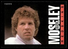 1985 Topps Mark Moseley Washington Redskins #186