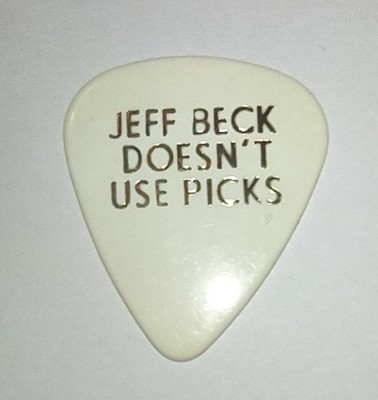 Jeff Beck   Jeff Beck Doesn't Use Guitar Picks   Guaranteed Authentic Ernie Ball