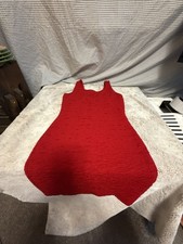 Forever 21 Red Crinkled Mini Dress