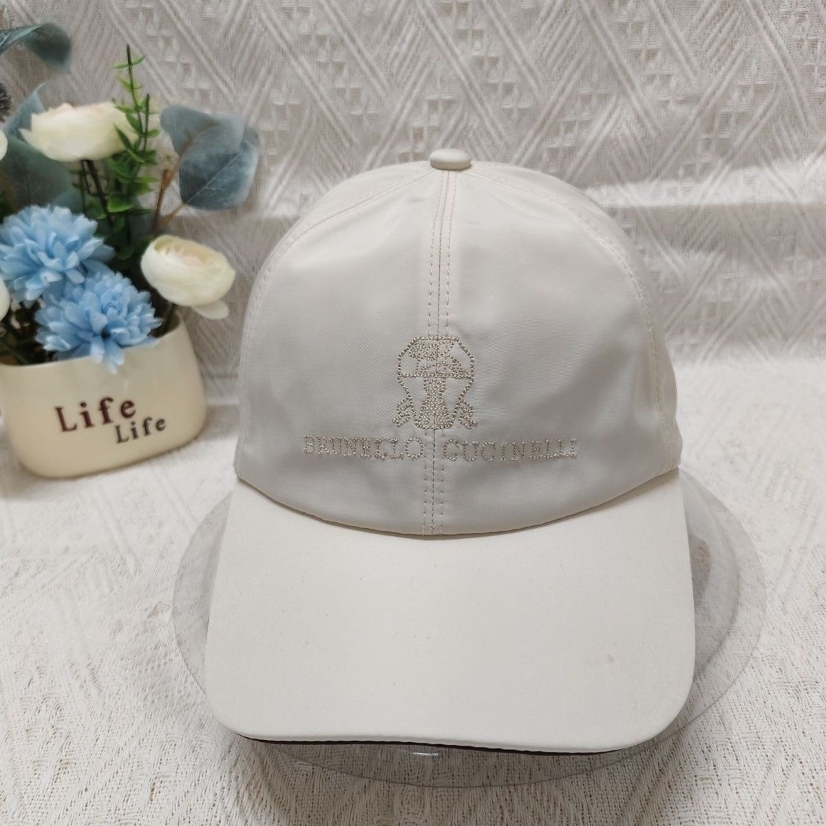 Pre-owned BRUNELLO CUCINELLI Letter Embroidered Baseball Cap