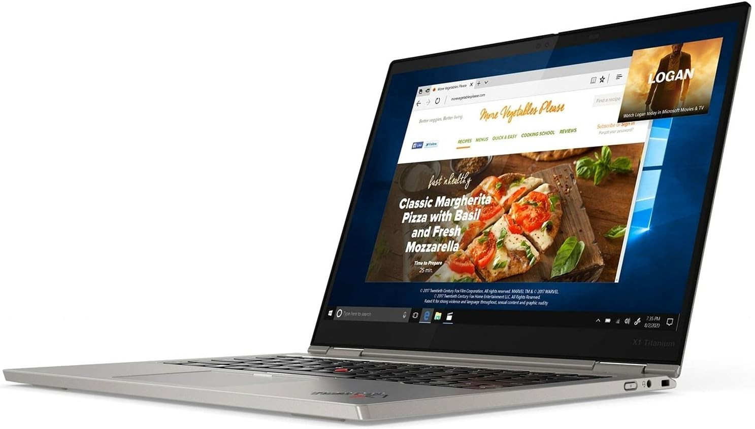 Lenovo ThinkPad X1 Titanium Yoga G1, 13.4-Inch Laptop, with Intel Core i7 11th Gen, 512 GB NVMe, Windows 11 Home