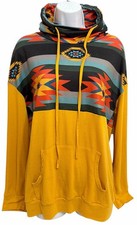 Southwest Sweatshirt Women Sz L Pullover Long Sleeve Cowl Neck Polyester Spandex
