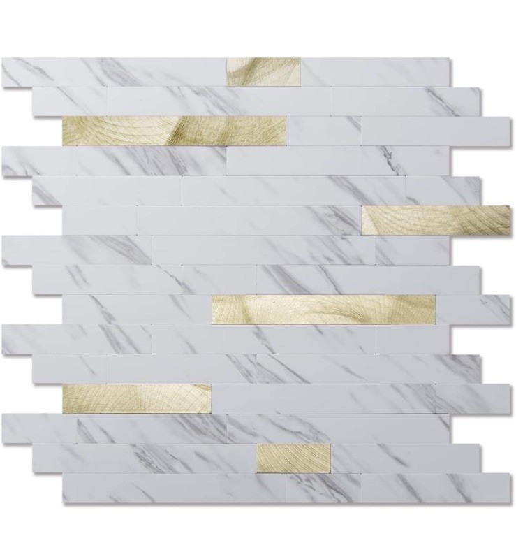 Art3d 10-Sheet Peel and Stick Backsplash Tile for Kitchen Bathroom Fireplace