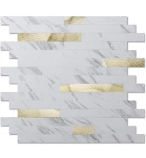 Art3d 10-Sheet Peel and Stick Backsplash Tile for Kitchen Bathroom Fireplace