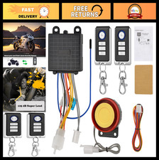 Motorcycle Anti-Theft Alarm System, Waterproof Remote Engine Start Cut-Off, Bi