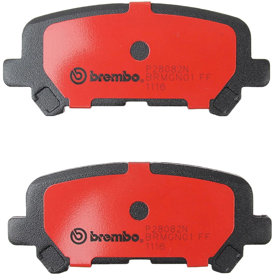 Kit de pastillas de freno rotores de freno traseros Brembo Prime para Acura MDX 2007-2013 Foto 4 de 4