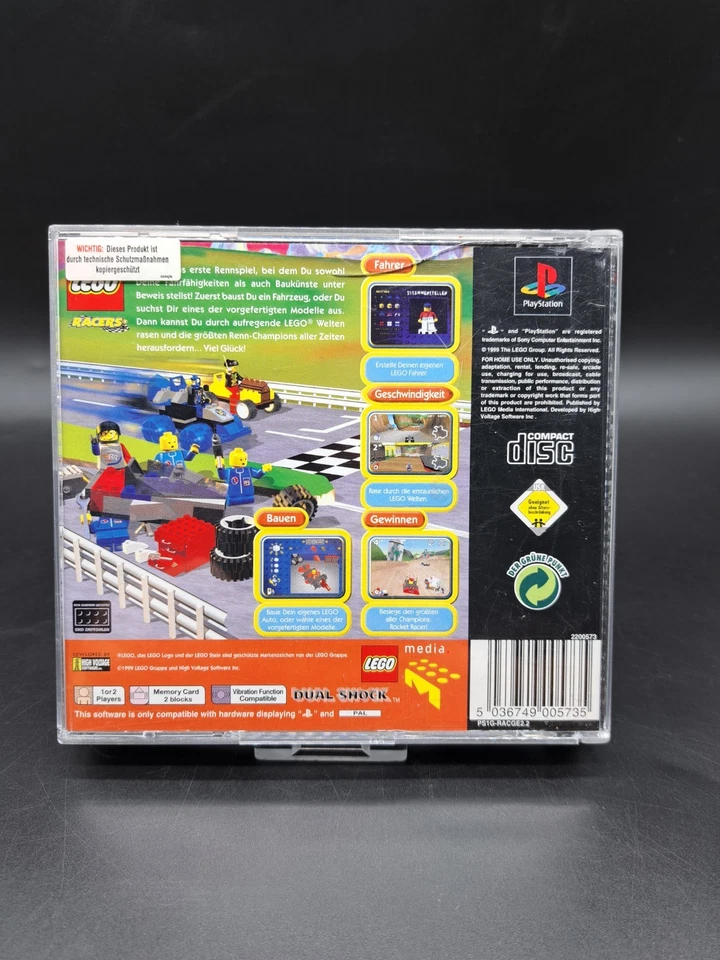 Lego Racers – PS1 Spiel – PAL – OVP - Bild 3 von 4