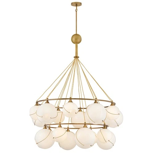 Hinkley Lighting 30308 Skye 18 Light 53"W Chandelier - Brass - Picture 2 of 9