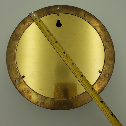 Vintage Messing Schiffszeit Bullaugenuhr Quarz Maritim Maritim 7,5" x 3,5" - Bild 5 von 9