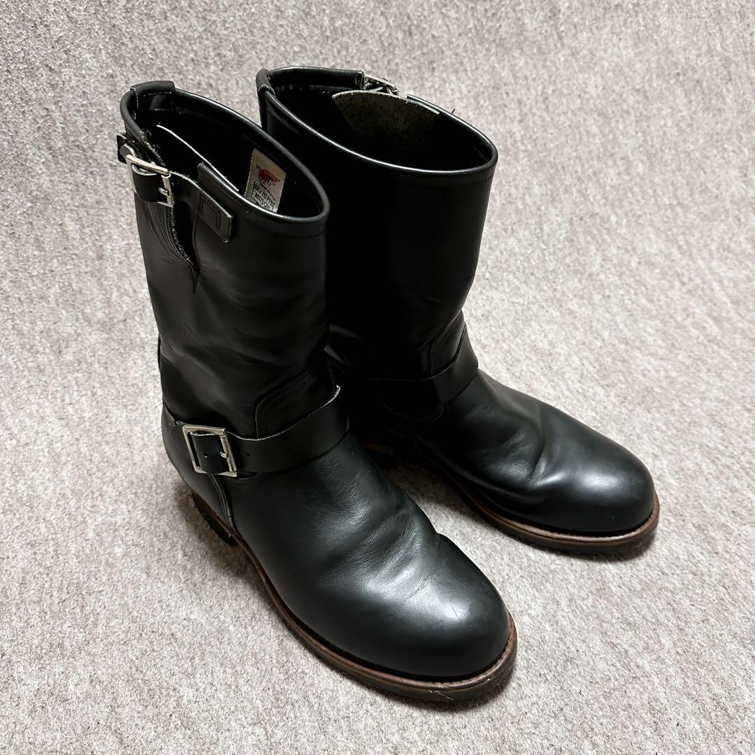 け*ん様 RED WING エンジニア　2268 PT99 US9.5D REDWING Engineer Boots 2268 PT99 Embroidered USA Made 90s