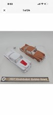 PAIR of Auto World 1957 Studebaker Golden Hawk 1:64 Slot BODY  Guide Pin SC392