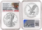 2025 S Silver American Eagle $1 Limited Edition NGC PF70 Ultra Cameo FDI #854