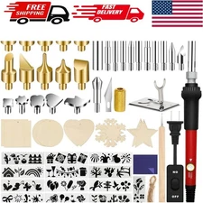 Creative Wood Burning Set: 73PCS with Professional Pen & High Heat Capability
