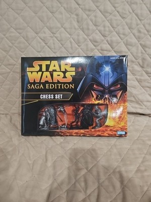 STAR WARS SAGA EDITION Chess Set 2004 Hasbro Parker Bros NEW/Sealed