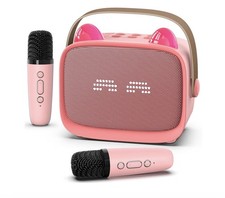 Mini Light Pink Karaoke Machine With 1 Speaker-NIB