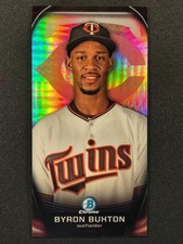 2015 Bowman Chrome Prospect Profiles Mini Base Refractor PP-1 Byron Buxton Twins