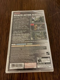 Metal Gear Solid: Portable Ops PSP PlayStation Portable Brand New Factory Sealed