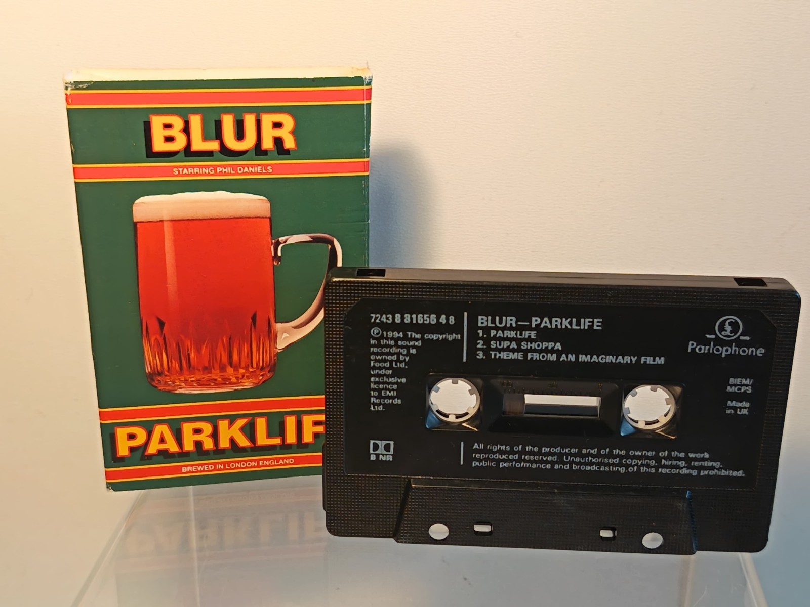 Vintage Blur - Parklife Cassette Tape Single