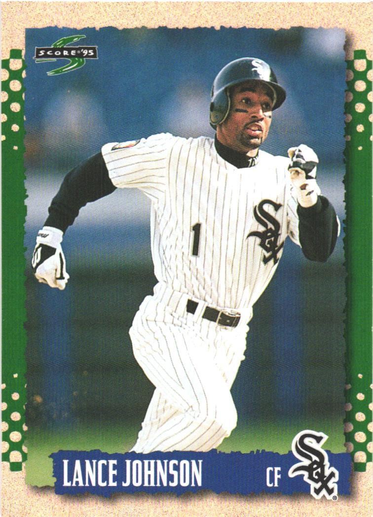 1995 Score #360 Lance Johnson Chicago White Sox Baseball Card