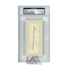 Herbert Hoover Autographed Cut - PSA/DNA (Blue Ink)