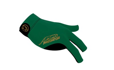 NEW Predator Second Skin Green with Gold Logo - S/M - RIGHT Hand Pool Glove