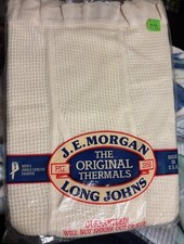 New Old Stock J.E. Morgan Long John Thermal Pants Large NWT Sealed USA