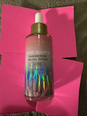 Global Beauty Care Rose Quartz Shimmering Facial Serum Glowing 1.7 fl oz