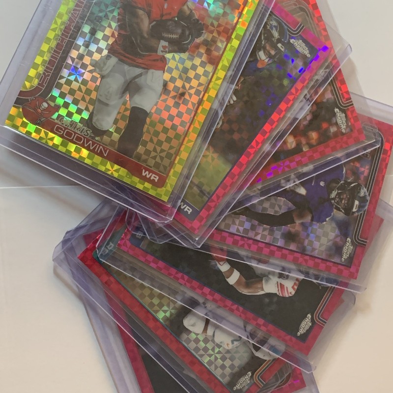 Topps Chrome 2025 NFL 6-Card Rookie Refractors Lot Godwin Flowers London