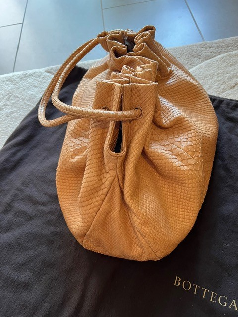 Bottega Veneta Pitone Snakeskin Python Vintage Ho… - image 5