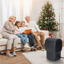 500W Portable Electric Space Heater Mini Desktop Fan Heater Personal Small Space