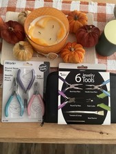 Cousin D.I.Y. Jewelry Making Tool Kit 6 tools w/Case  Bonus 3 Great for Crafts