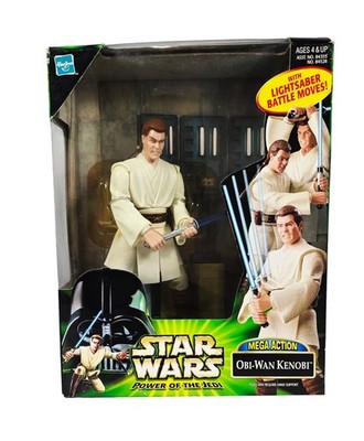 Star Wars Power Of The Jedi Mega Action Obi-Wan Kenobi 7'' Figur - Neu