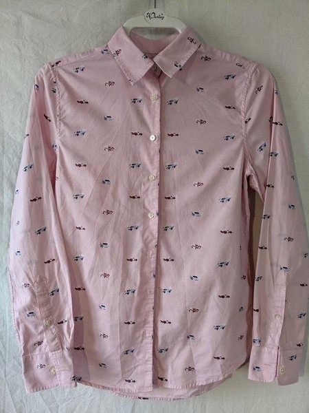 Women Gant Shirt Pink Cotton 34 / XS / 42 #7WZV