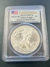 2014-W Silver Eagle $1 - PCGS MS 70 / First Strike / Flag Label - No Reserve!