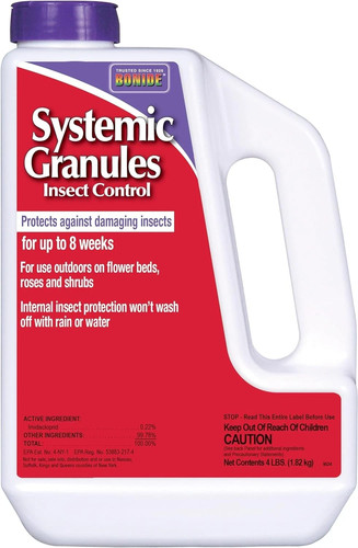 Bonide Insect Control Systemic Granules, 4 lbs. Ready-to-Use Water ...