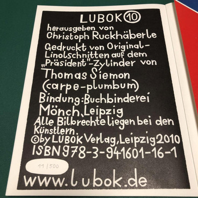 Good Condition] Lubok 10: Christoph Ruckhäberle [Out of