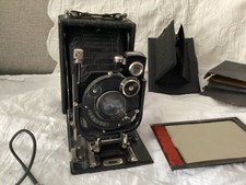 Vintage Antique Voightlander Avus Folding Plate Camera Germany 1913-36