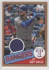 2020 Topps 1985 Baseball Relics Series 2 Gold 50/50 Joey Gallo #85TR-JG qf8
