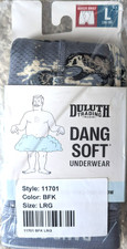 Duluth Trading Dang Soft Boxer Brief Sz L 36-38 Blue w/ Badgers