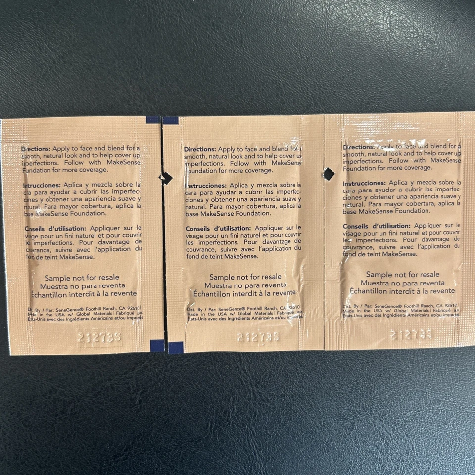 3 SeneGence MakeSense Color Correcting Tinted Moisturizer 2ml Medium-Deep - Image 2 of 2