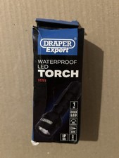 Image of Draper Expert 1W Cree LED Waterproof Torch Requires 1 x AA Battery - 51751