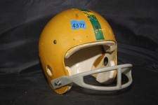 Antiguo casco de fútbol americano usado con suspensión juvenil MacGregor antiguo de colección R