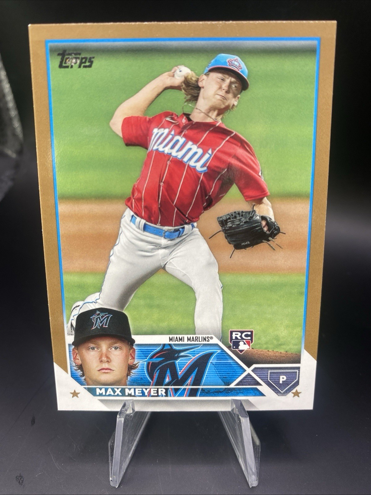 2023 Topps Series 2 - Max Meyer (RC) #388 Gold /2023 Marlins