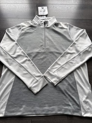 North End Pullover Lightweight Sweater Fleece Half Zip Size L