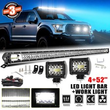 52 300w Led Light Bar Combo 4 Led W Pods Offroad For Ford Truck Boat 4850 52 300w Led Light Bar Combo 4 Led W Pods Offroad For Ford Truck Boat 4850