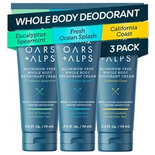 Oars  Alps Whole Body Deodorant for Men  Women, 2.5 Fl Oz Pack of 3 