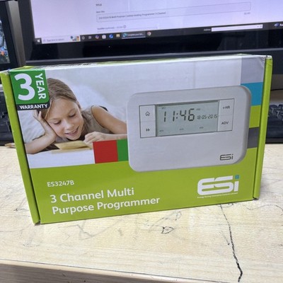 ESI ES3247B Mehrzweck Zentralheizung Programmierer 3 Kanal