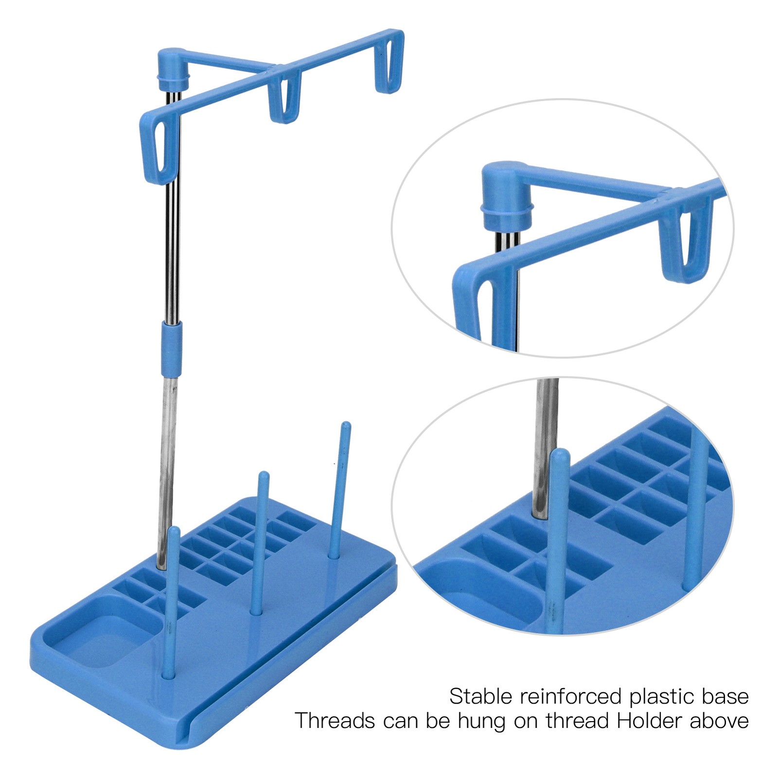 New 3 Spools Thread Rack Removable Household Sewing Tools Spool Tools Holder For